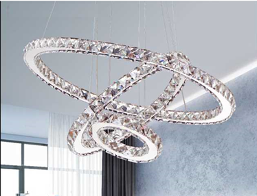 Modern LED Crystal Chandelier Lights Lamp For Living Room Cristal Lustre Chandeliers Lighting Pendant Hanging Ceiling Fixtures