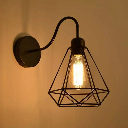 Nordic Vintage Wall Light Retro Loft Bedside Lamp Wall Porch Corridor Balcony Bar Cafe Lighting Industrial Decor Kitchen E27