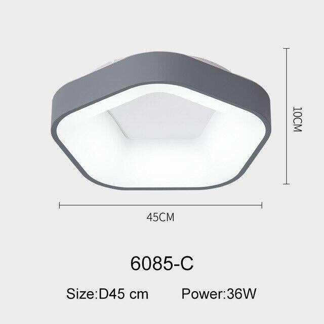 Nordic LED Ceiling Lights For Bedroom Kitchen Post Modern Lighting Ceiling Lamp Dimmable With Remote Creative Living Room Light