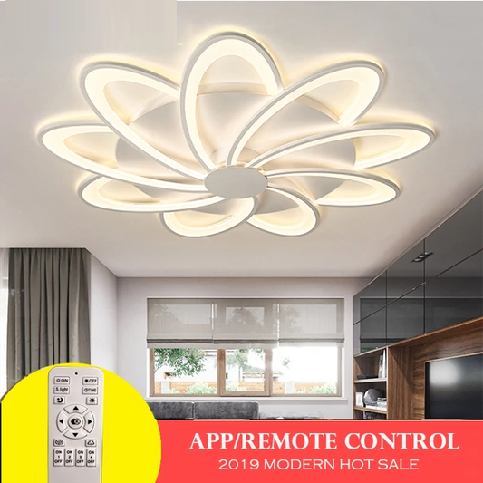 White Finished Modern LED Ceiling Lights For Living Room Bedroom Fashion Led Modern Home Lighting Fixtures