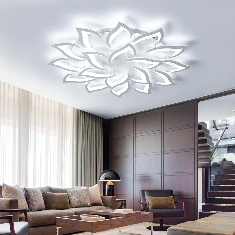 Acrylic Ceiling Lamp Living Room Kitchen Bedroom Modern Remote Control Colorful Atmosphere Ceiling Light Fixture Deco