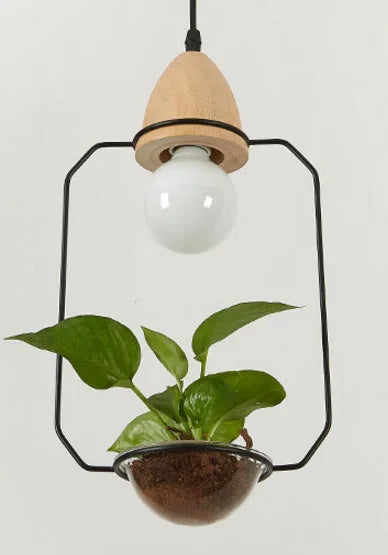 Modern Simple Plant Chandelier American Restaurant Coffee Shop Balcony Iron Decorative Lamps and Lanterns
