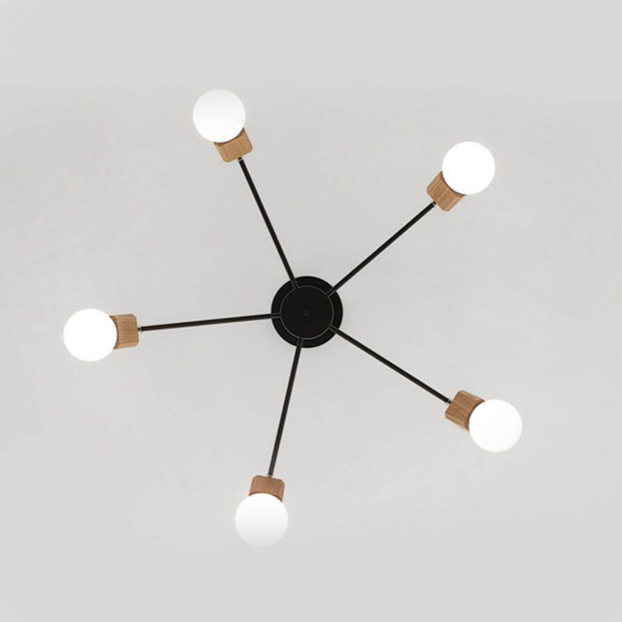 Fashion Modern Lamps LED Pendant Lights Indoor Lighting Wood Lamp Holder Living Dining Room Bedroom Bar Shop Light Fixture