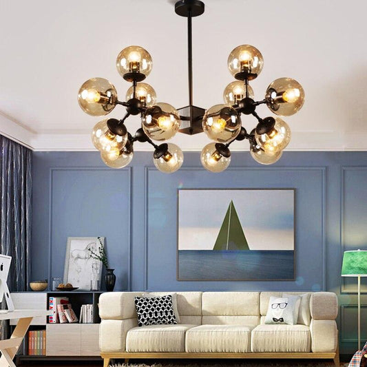 Modern Glass Pendant Light Nordic Dining Room Kitchen Hanglamp Designer Hanging Lamp Avize Lustre Lighting