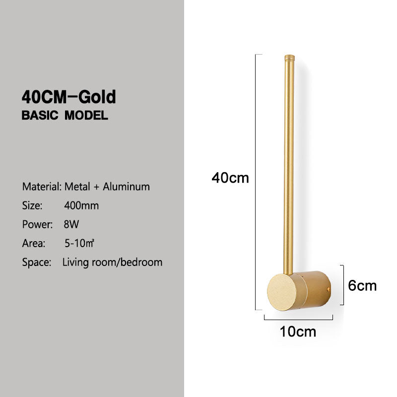 360 Degree Rotation LED Wall Lights Interior Wall Lamps Living Room Bedroom Indoor Wall