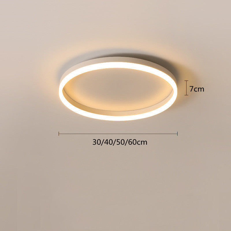 Modern Bedroom led Ceiling Lights Round Remote Control Dimmable led Living Room Ceiling Light White/Black Indoor Ceiling Lights