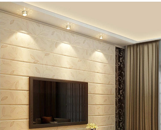Modern LED Ceiling Light 3W RGB Porch Lamp Surface Mount Flush Balcony Corridors Decor Lighting Fixture Living Room