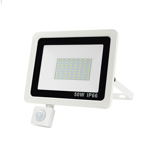 PIR Motion Sensor LED Floodlight 10W 20W 30W 50W 100W Waterproof Outdoor Wall Garden LED Spotlight Reflector Foco Lamp