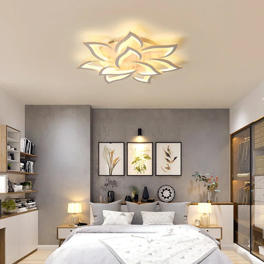 Acrylic Ceiling Lamp Living Room Kitchen Bedroom Modern Remote Control Colorful Atmosphere Ceiling Light Fixture Deco