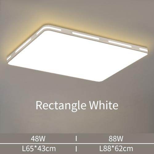 LED Ceiling Light Modern Lamp Panel Living Room Round Lighting Fixture Bedroom Kitchen Hall Surface Mount Flush Remote Control
