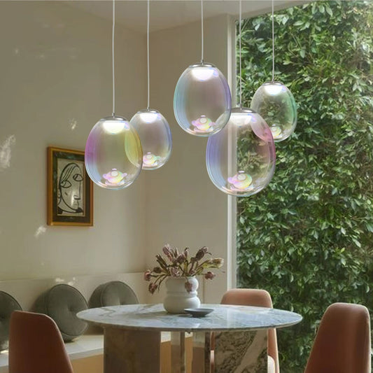 Glass Colorful Pendant Light