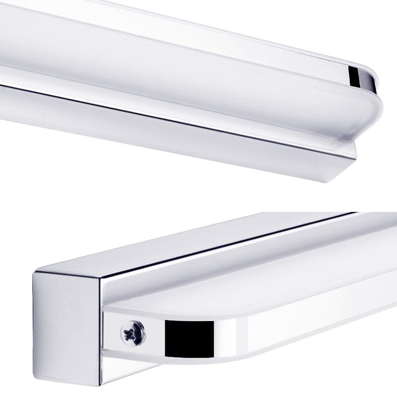 LED Mirror Light 40/50cm 9W/12W Waterproof Modern Cosmetic Acrylic Wall Lamp For Bathroom Light sconce lamp ZJQ0004