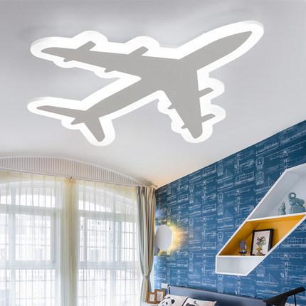 Creative Personality Airplane Room Lamps Boy Bedroom Cartoon Ceiling Lamp