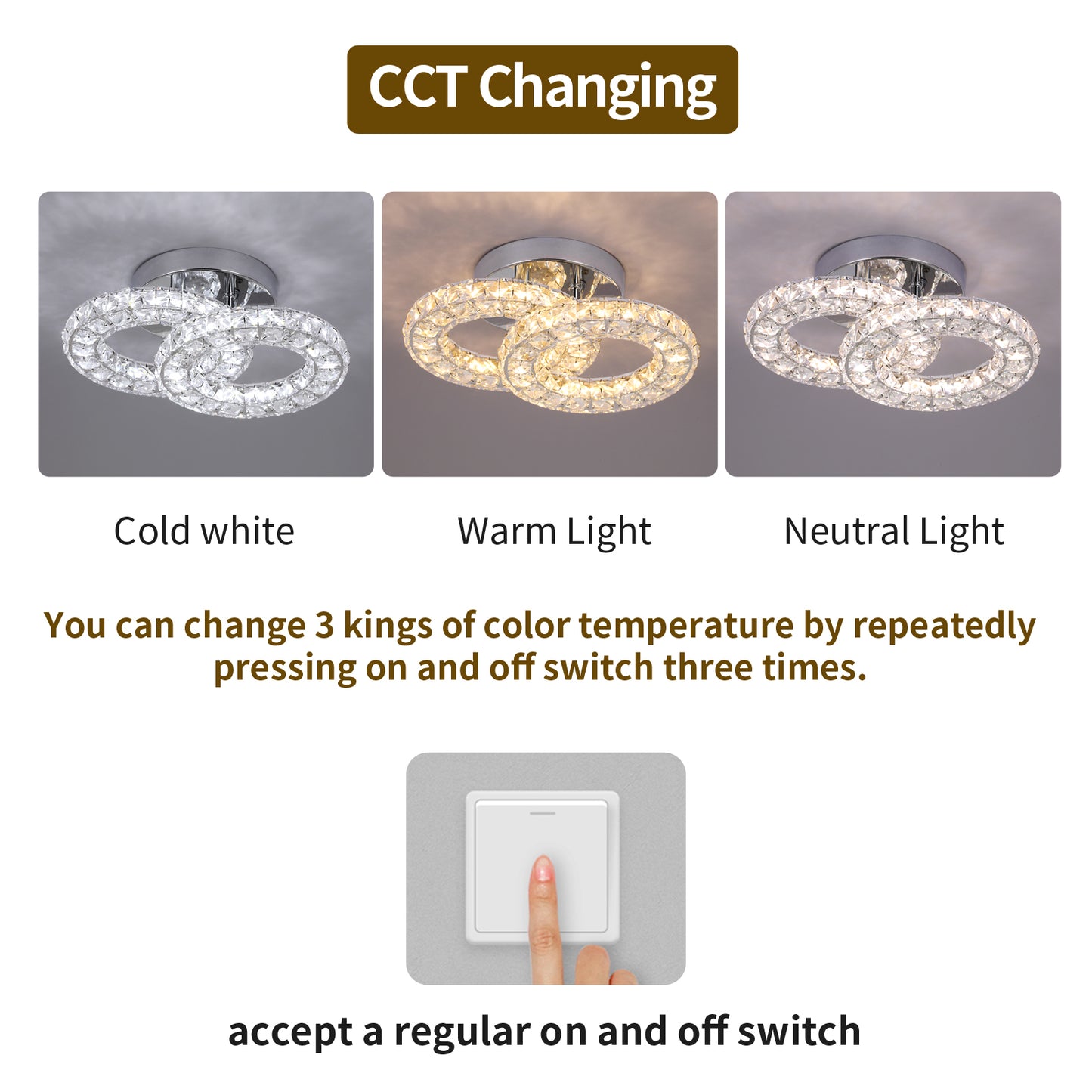 GreeLustr Modern Luxury Crystal Ceiling Lamp Chandelier Dining Living Room LED Indoor Lighting Fixture Home Decor Bedroom