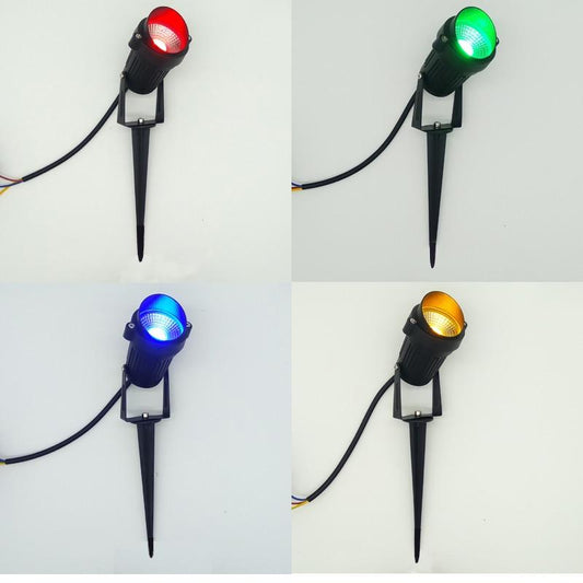 LED COB Garden lighting 3W 5W 12W Outdoor Spike Lawn Lamp Waterproof Lighting Led Light Garden Path Spotlights