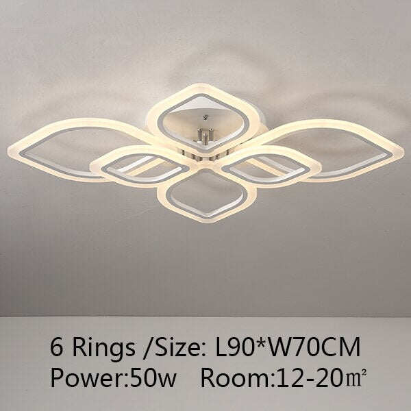 Modern Ceiling Lights LED Lamp For Living Room Bedroom Study Room White Color Surface Mounted Ceiling Lamp Deco