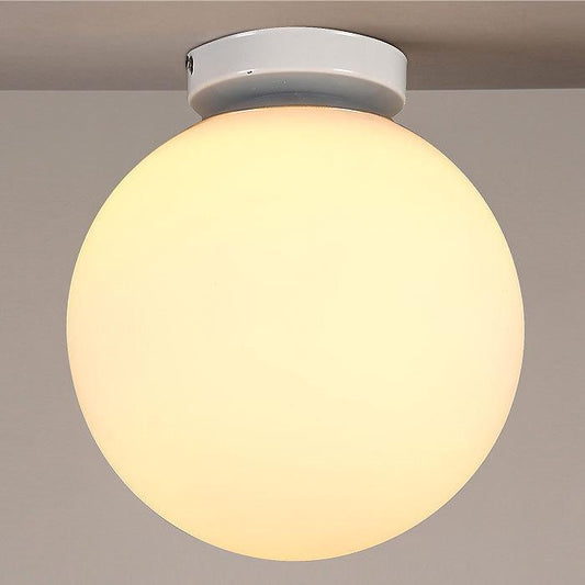 Modern Simple Milk White Ball LED Ceiling Lamp