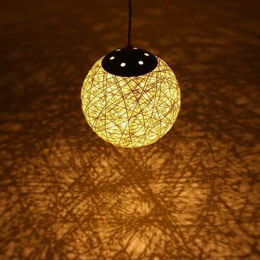 Projection Lamp Romantic Star Night Light Rattan Ball Table Lamp USB Charging Sepak Takraw Light For Home Bedroom Decor