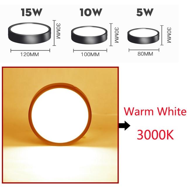 Led Downlight LED Spot Light Surface Mounted Ceiling 5W 10W 15W Down Lights Fixture Ultra Thin Indoor Lighting For Kitchen