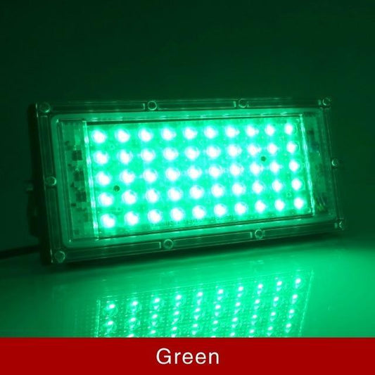 Led Flood Light 50W Outdoor Floodlight IP65 Waterproof LED Street Lamp Cold/Warm white Red Green Blue RGB Spotlight