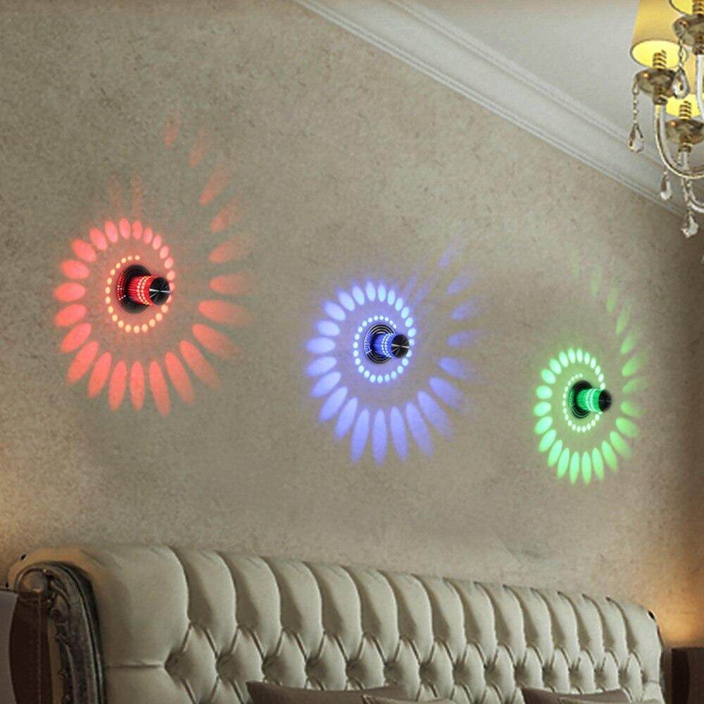 Creative LED Ceiling Lights 3W Modern Led Ceiling Lamps Colorful Wall Sconce Living Room Surface Mounted Led Ceiling Lighting