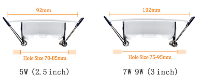LED Downlight Super Bright Recessed LED SPOT Dimmable 5W 7W 9W LED Spot light LED decoration Ceiling Lamp