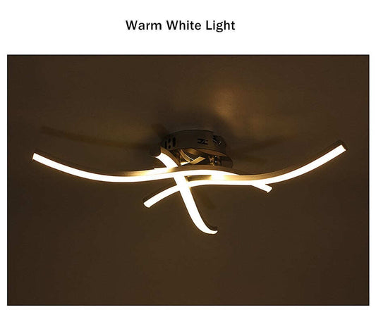 Modern LED Ceiling Light 21W 18W Forked Shaped Surface LED Ceiling Lamps For Bedroom Living Room Led Ceiling Lighting Fixtures