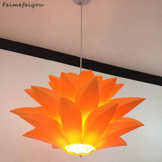 DIY PP lotus chandelier living room bedroom study restaurant cafe bar club chandelier personalized decorative lights