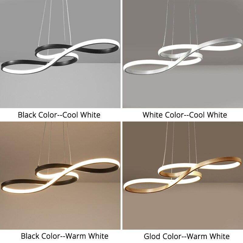 Modern New Creative Pendant Lights LED Kitchen Aluminum Silica Suspension Hanging Cord Lamp For Dinning Room Lamparas Colgantes
