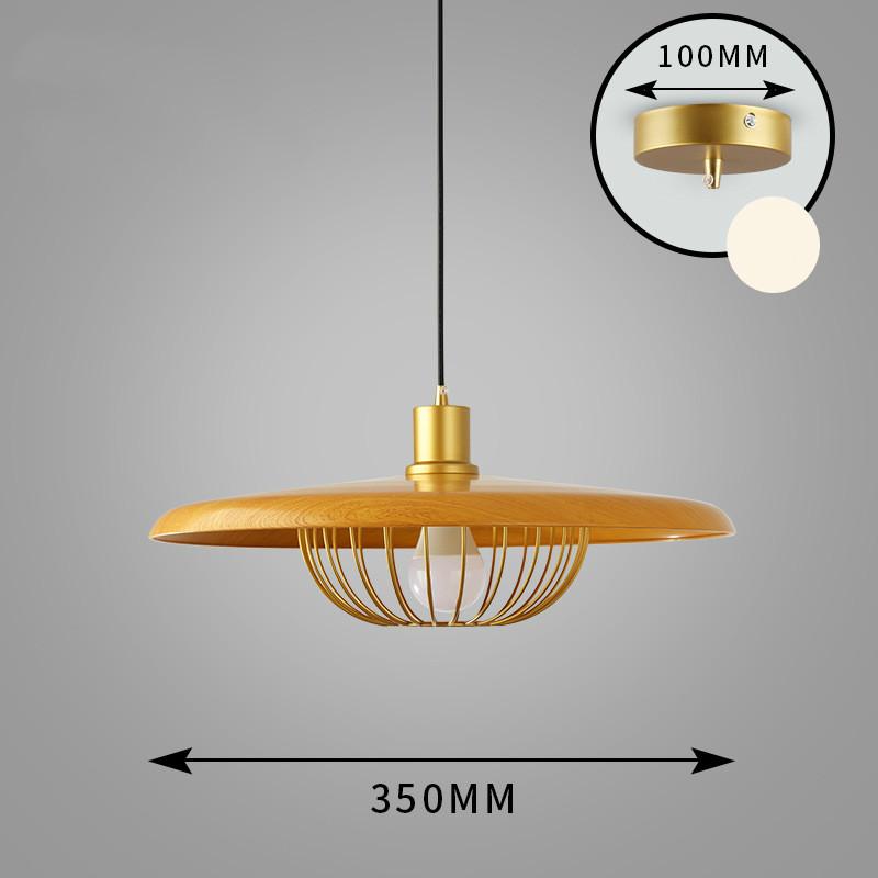 Simple Nordic Single Head Chandelier Personalized Bar Restaurant Bedroom Lamp Coffee Shop Hat Shadow Chandelier