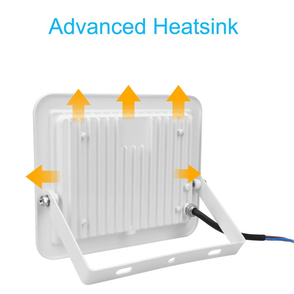 LED Flood Light 50W 10W 20W 30W Projector IP65 Outdoor Security Landscape led reflect Floodlight Wall Spotlight Chip