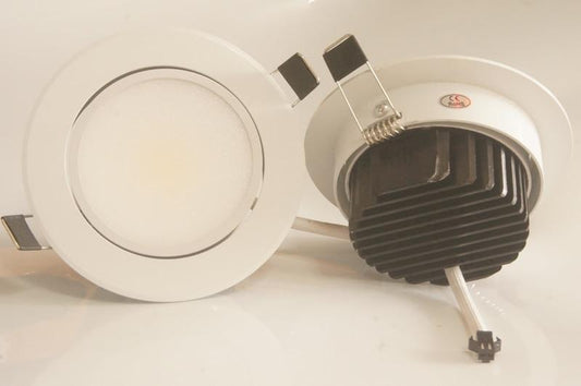 6w 9w 12w HKOSM Led Downlight White Body dimmable spot cob Lighting Fixtures Recessed Down Lights Indoor Light