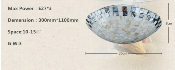 Tiffany Mediterranean Natural Shell Ceiling Light Toilet Lustres Night Light Led Ceiling Lamp Bedroom Ceiling Lighting Kitchen