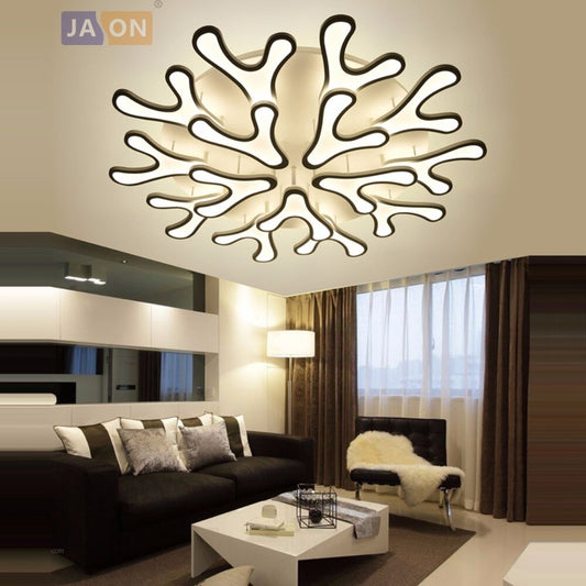 LED Modern Iron Acrylic Antlers Round LED Lamp.LED Light.Ceiling Lights.LED Ceiling Light.Ceiling Lamp For Foyer Bedroom