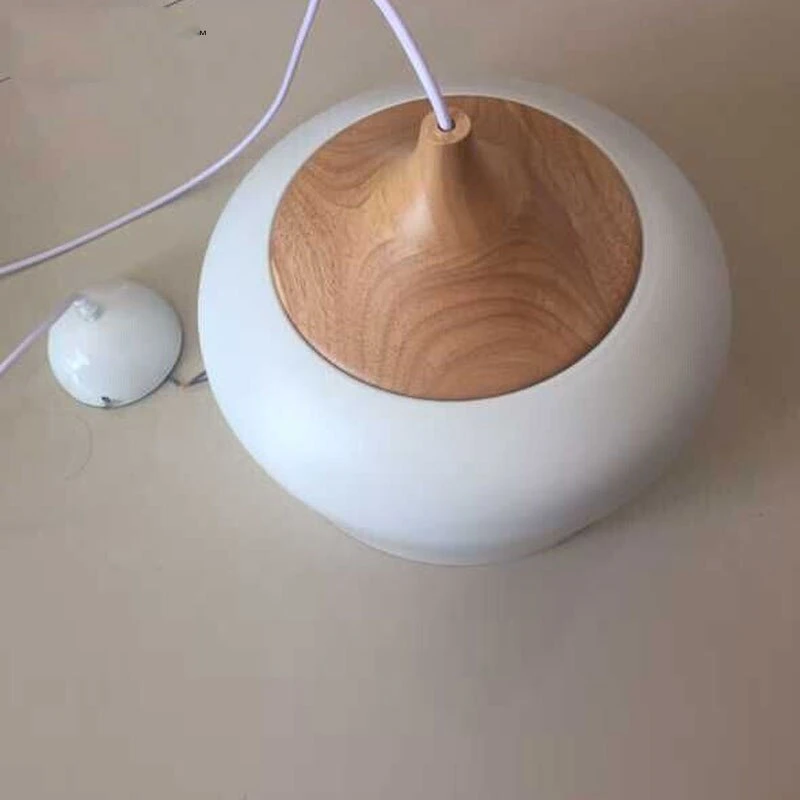 Modern Pendant Light Kitchen Fixtures For Dining Room Wood Black Restaurant Hanging Lamp Bar Bedroom Lighting Lustre