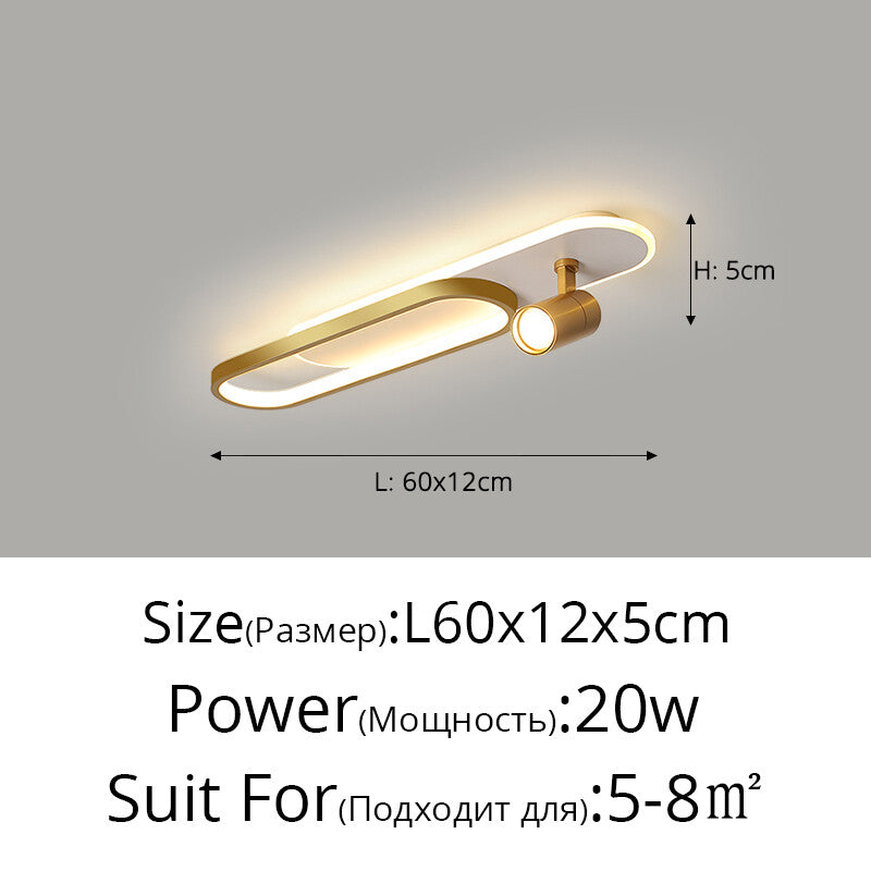 Simple Led Ceiling Lights With Spotlight Modern Ceiling Lamp Home Indoor Decor Lighting Lamp