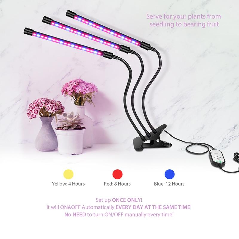 Goodland LED Grow Light USB Phyto Lamp Full Spectrum Fitolampy With Control For Plants Seedlings Flower Indoor Fitolamp Grow Box