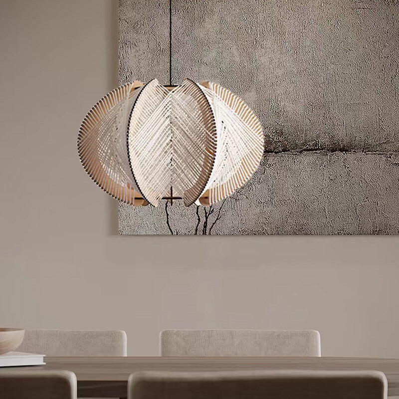 ZK50 retro creative dining room cotton rope chandelier bedroom dining room ceiling lamp decorative lighting fixture E27