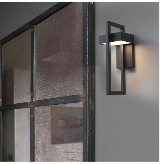 Waterproof Outdoor LED Wall Lighting Retro Vintage Black Color 10W for Garden Porch Sconce Street Light 96V220V Sconce Luminaire