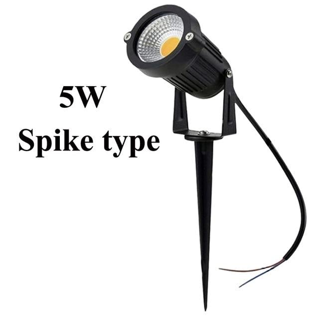 LED COB Garden lighting 3W 5W 10W Outdoor Spike Lawn Lamp Waterproof Lighting Led Light Garden Path Spotlights