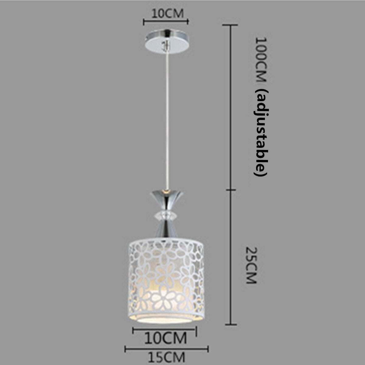 Modern Crystal Iron LED Ceiling Light Fixtures Chandelier Pendant Lamp for Dining Room Kitchen Decoration Fixture Lights LED