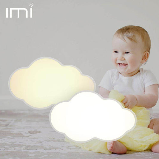 Cartoon LED Ceiling Light Lamp Cloud Fixture Surface Mounted Dimmable Children Kids Bedroom Study Remote Control
