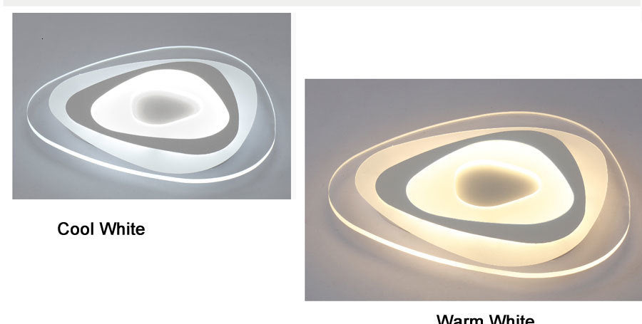 Ultrathin Triangle Ceiling Lights Lamps For Living Room Bedroom Lustres De Sala Home Dec LED Chandelier Ceiling