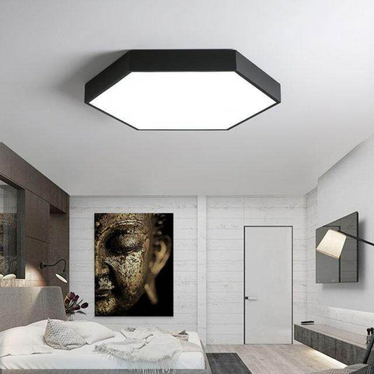LED Ceiling Light Modern Lamp Living Room Lighting Fixture Bedroom Kitchen Surface Mount Flush Panel Remote Control
