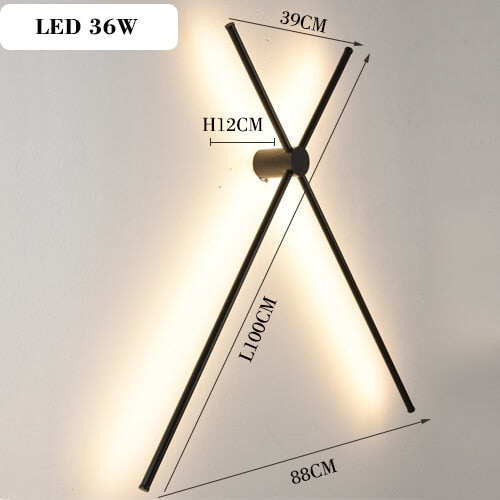 Modern LED floor lamp simple living room bedroom lamp colorful RGB light