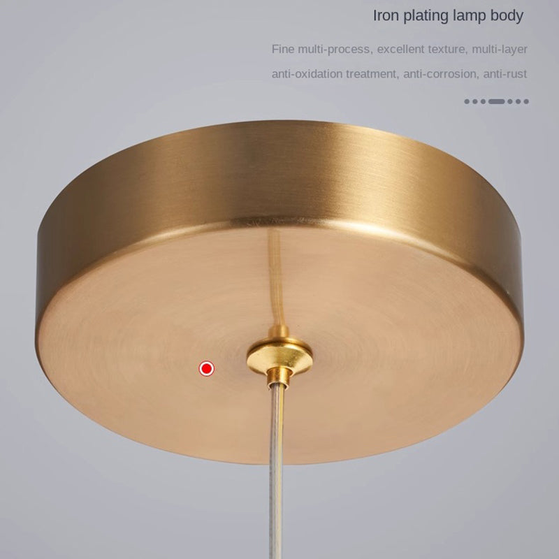 Creative Acrylic Lotus Leaf Small Pendant Lamp for Bedside Art, Modern and Simple Single Head Pendant Lamp LED Lamp