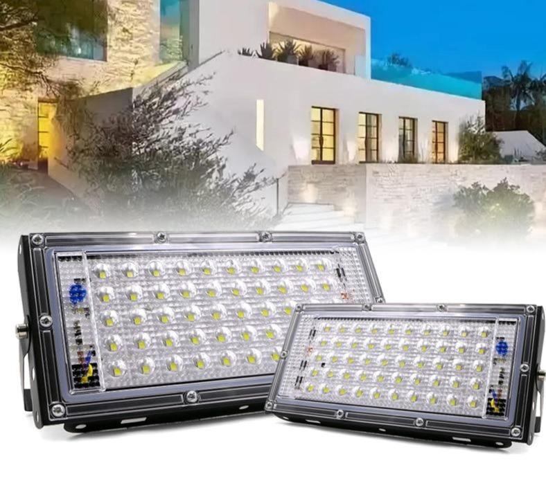 6pcs/lot Waterproof Ip65 LED Flood Light 50W AC Spotlight Led Reflector Floodlights Outdoor Garden Lighting