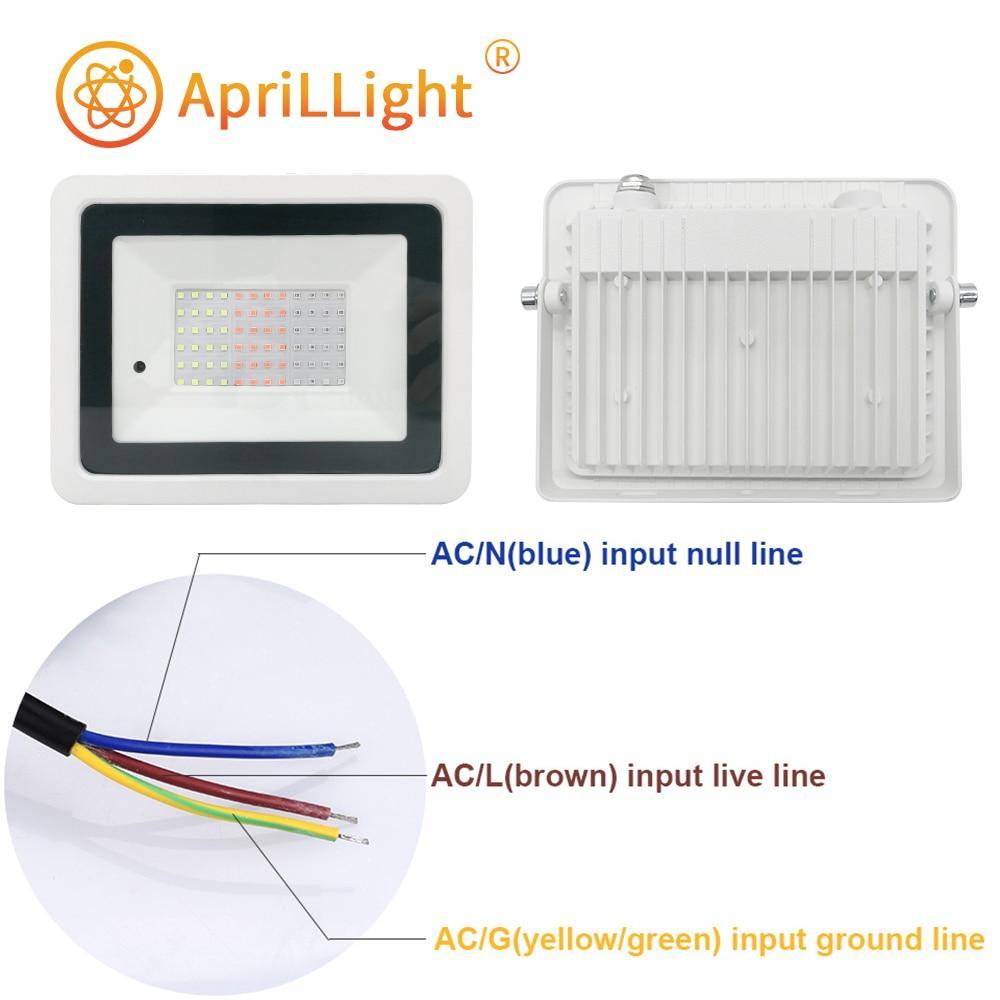 Led RGB Flood Light 20W 30W 50W 100W IP68 Outdoor Spotlight 220V/110V RGB Reflector Projector Lamp With Color Remote Controller