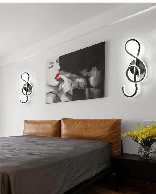 Modern Minimalist Wall Lamps Living Room Bedroom Bedside 16W LED Sconce black white Lamp Aisle Lighting decor ZBD0030