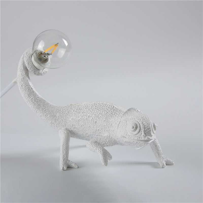 lizard wall lamp be night dorm room Night light living room home decor Cute Resin Animal chameleon Light Fixtures Bedside lamps